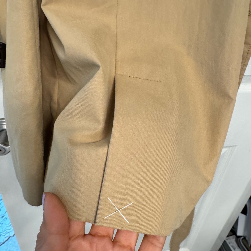 J. Crew Factory short Tan Coat - Picture 7 of 8